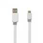 USB kabelis Nedis CCBW60500WT10 1m USB 2.0 A uz Micro-USB B Balts