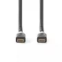USB kabelis Nedis CCBW64020AT20 USB4 Gen 2x2 2 m USB C Melns Sudrabains