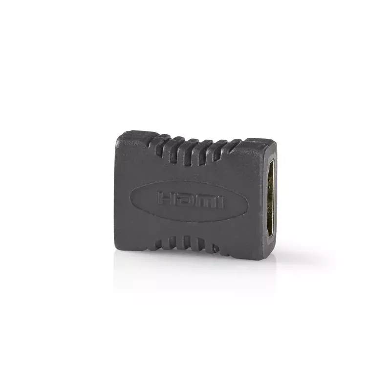 HDMI sieviešu-sieviešu savienotāju adapteris Nedis CVBW34900AT zeltīti kontakti antracīts