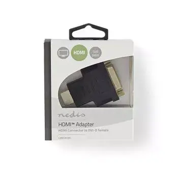 Kabeļa savienotāju pārveidotājs Nedis CVBW34910AT HDMI DVI-D zeltīts