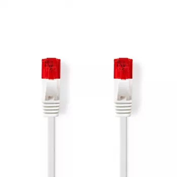 Nedis CCGP85216WT100 tīkla kabelis balts 10 m Cat6 U/UTP