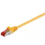Ethernet komutācijas kabelis GOOBAY CAT6 S/FTP (PiMF), 1 m, dzeltens, RJ-45–RJ-45