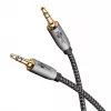 Audio kabelis WENTRONIC Goobay 65275 — 3 m, 3,5 mm TRS vīrišķais–vīrišķais, zeltīti kontakti, magnētiski ekranēts