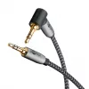 Audio kabelis Goobay (WENTRONIC) 3,5 mm TRS–3,5 mm TRS, 0,5 m, varš, zelta pārklājuma kontakti, ekranēts