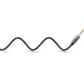 Audio kabelis Goobay / WENTRONIC 3,5 mm TRS–3,5 mm TRS, 5 m, varš, zeltīti kontakti, magnētiski ekranēts