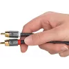 Audio kabelis WENTRONIC Goobay 65303 — 10 m, 2×RCA (vīrišķais) uz RCA (vīrišķais), varš, apzeltīti kontakti