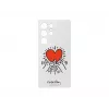 Cover Samsung Galaxy S24 Ultra EF-MS928CWEGWW Red Transparent Stylish Design
