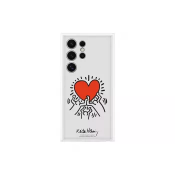 Cover Samsung Galaxy S24 Ultra EF-MS928CWEGWW Red Transparent Stylish Design