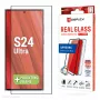 Displex ekrāna aizsargs + maciņš Samsung Galaxy S24 Ultra, Eco montāžas rāmis, pilna pārklājuma