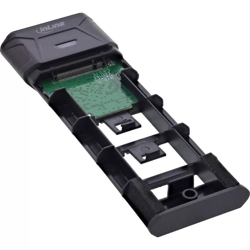 InLine USB3.2 Gen.2 USB-C to M.2 SSD (PCIe NVMe & SATA) korpuss