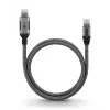 Goobay kabeļu dzimuma mainītājs USB A RJ-45 15m Melns Sudrabains