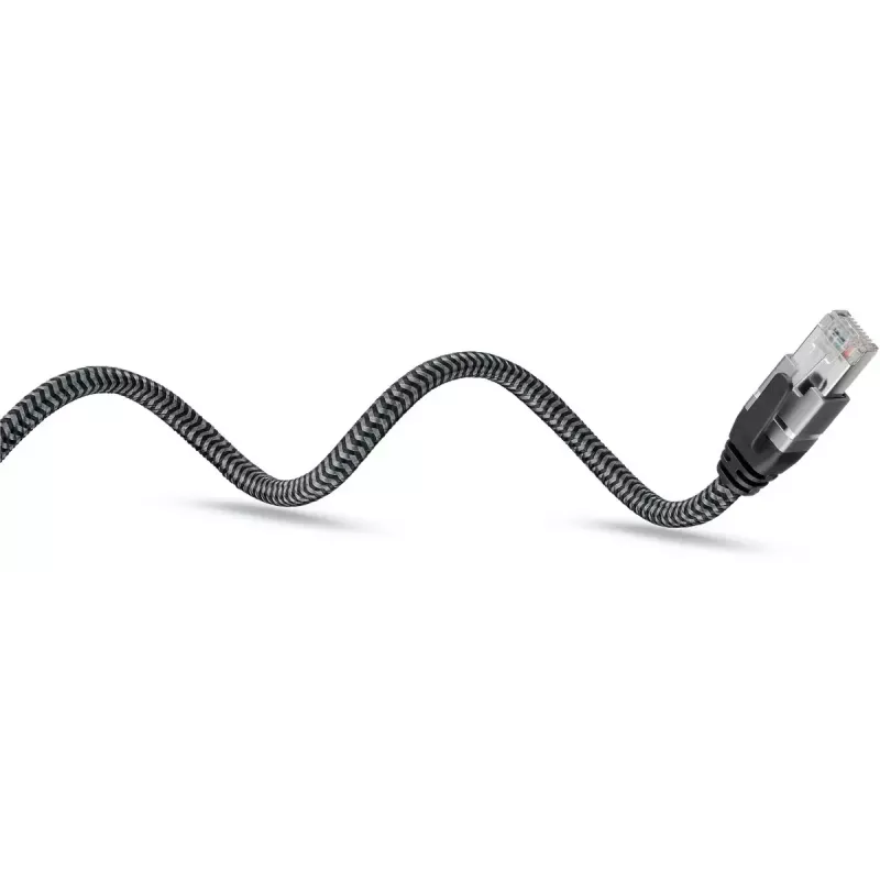 Goobay kabeļu dzimuma mainītājs USB A RJ-45 15m Melns Sudrabains