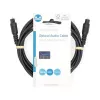 Nedis CAGL25000BK10 audio kabelis 1 m TOSLINK Melns