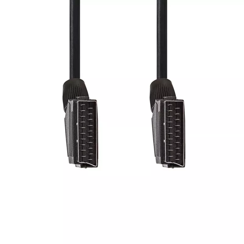 Nedis CVGL31001BK15 SCART kabelis 1,5 m SCART (10 kontaktu) Melns