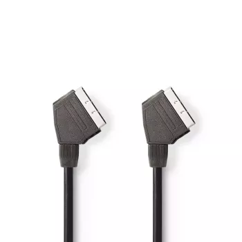 Nedis CVGL31001BK15 SCART kabelis 1,5 m SCART (10 kontaktu) Melns