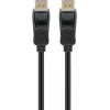 DisplayPort kabelis Goobay 64800 5 m Melns Savienotājs 1 DisplayPort Savienotājs 2 DisplayPort
