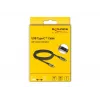 DeLOCK USB 2.0 datu un ātrās uzlādes kabelis USB Type-C vīr. uz vīr. PD 3.0 100 W 2 m
