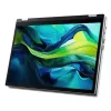 Pārveidojamais klēpjdators Acer Aspire Go Spin 14 AGSP14-31PT-36R6 — 14 collu WUXGA skārienekrāns, Intel Core 3 N355 1.9 GHz, 16 GB LPDDR5, 512 GB SSD, Windows 11 Home, Sudraba