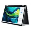 Pārveidojamais klēpjdators Acer Aspire Go Spin 14 AGSP14-31PT-36R6 — 14 collu WUXGA skārienekrāns, Intel Core 3 N355 1.9 GHz, 16 GB LPDDR5, 512 GB SSD, Windows 11 Home, Sudraba