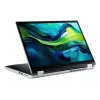 Pārveidojamais klēpjdators Acer Aspire Go Spin 14 AGSP14-31PT-36R6 — 14 collu WUXGA skārienekrāns, Intel Core 3 N355 1.9 GHz, 16 GB LPDDR5, 512 GB SSD, Windows 11 Home, Sudraba