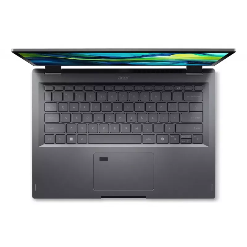 Hibrīds 2-in-1 klēpjdators Acer Aspire Spin 14 ASP14-52MTN Intel Core Ultra 5 115U, 14 collu WUXGA skārienekrāns, 16 GB LPDDR5x, 512 GB SSD, Windows 11 Home, pelēks