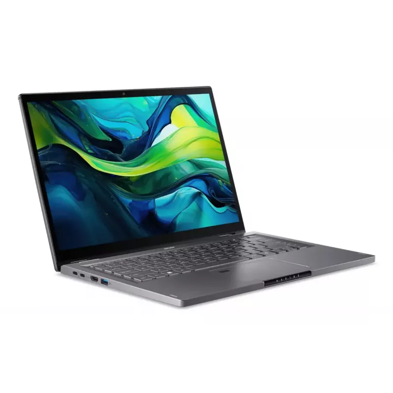 Hibrīds 2-in-1 klēpjdators Acer Aspire Spin 14 ASP14-52MTN-75Q5 — Intel Core Ultra 7 155U, 14 collu WUXGA skārienekrāns, 16 GB LPDDR5x, 1 TB SSD, Wi‑Fi 6, Windows 11 Home, pelēks