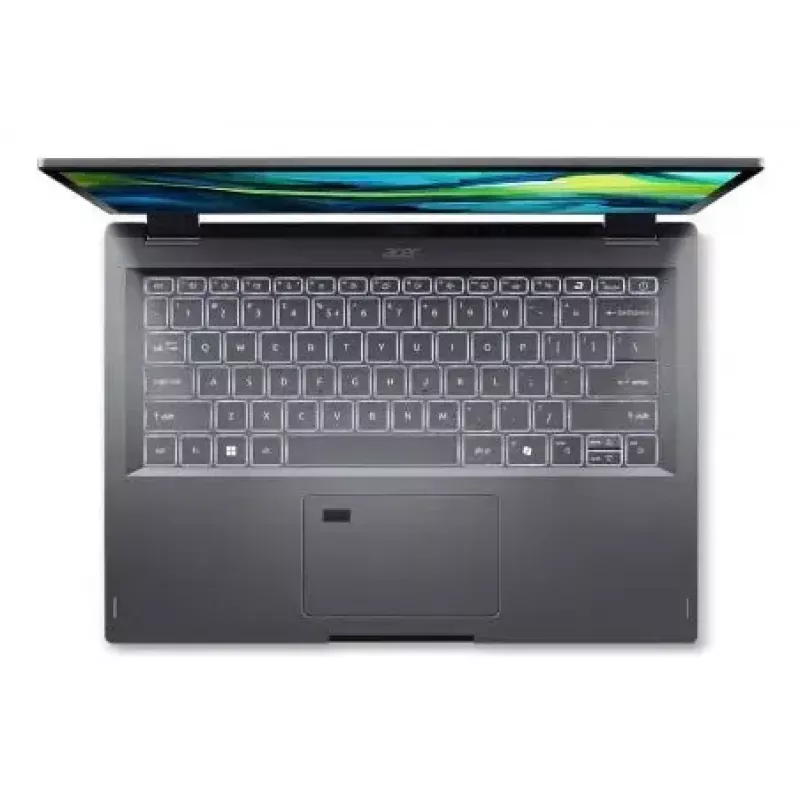 Pārveidojamais klēpjdators Acer Aspire Spin 14 ASP14-52MTN — Intel Core Ultra 7 155U, 14 collu WUXGA skārienekrāns, 32 GB LPDDR5x, 1 TB SSD, Wi‑Fi 6E, Windows 11 Home