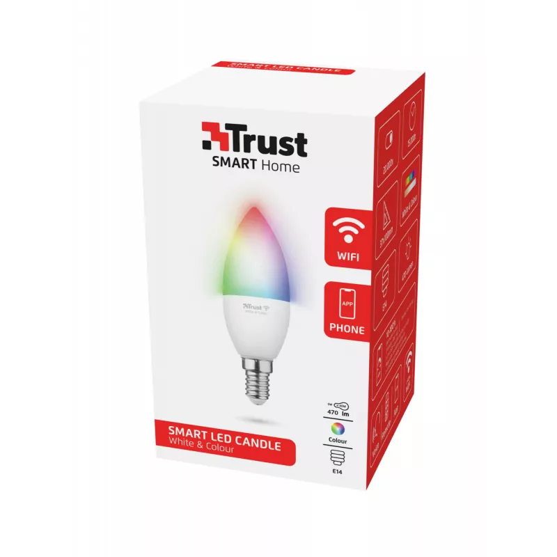 Viedā spuldze Trust 71280 Wi-Fi balta 100 mm