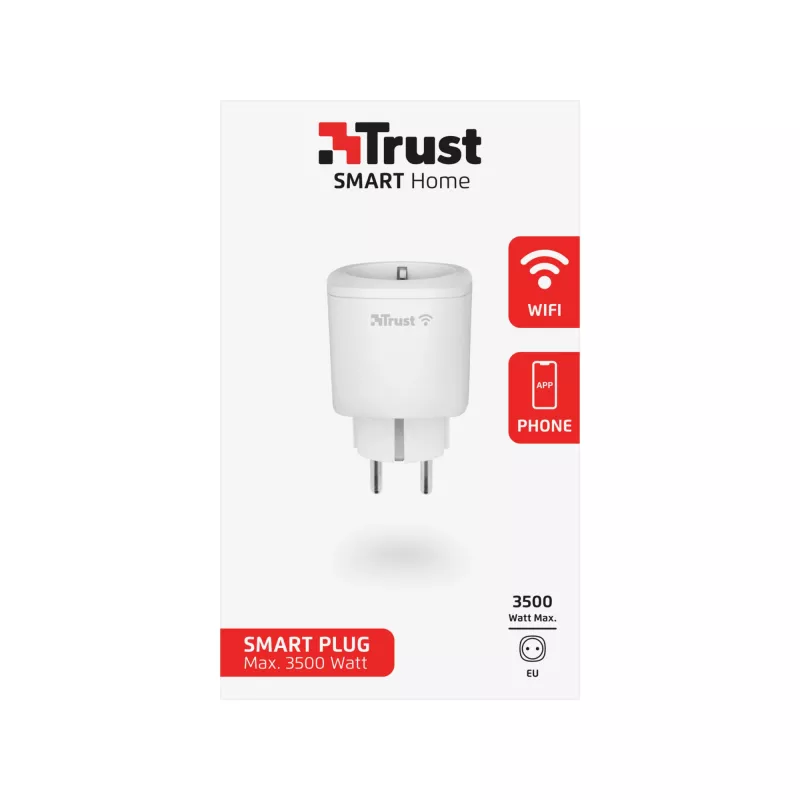 Viedā kontaktligzda Trust 71289 3000 W Balta Iekštelpu Bezvadu Wi-Fi