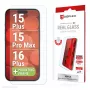 Displex ekrāna aizsargs (10H) Apple iPhone 15 Plus/15 Pro Max/16 Plus, Eco montāžas rāmis, izturīgs pret skrāpējumiem