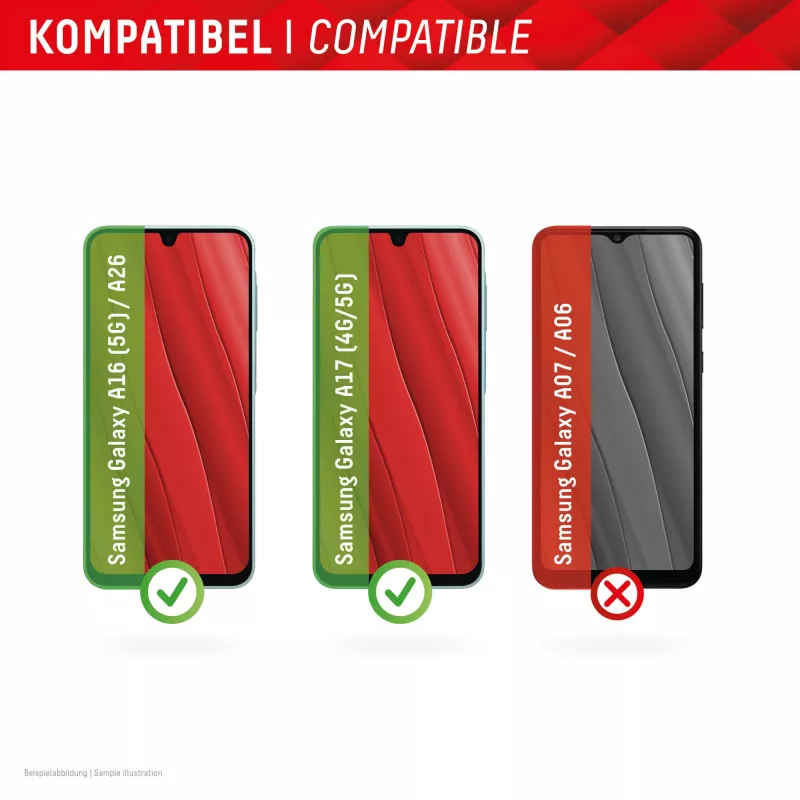 Displex Smart Glass (9H) Samsung Galaxy A26/A16 (5G)/A17 (4G/5G), montāžas uzlīme, neplīstošs