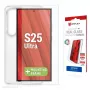 Displex ekrāna aizsargs + maciņš Samsung Galaxy S25 Ultra, Eco montāžas rāmis, izturīgs pret skrāpējumiem