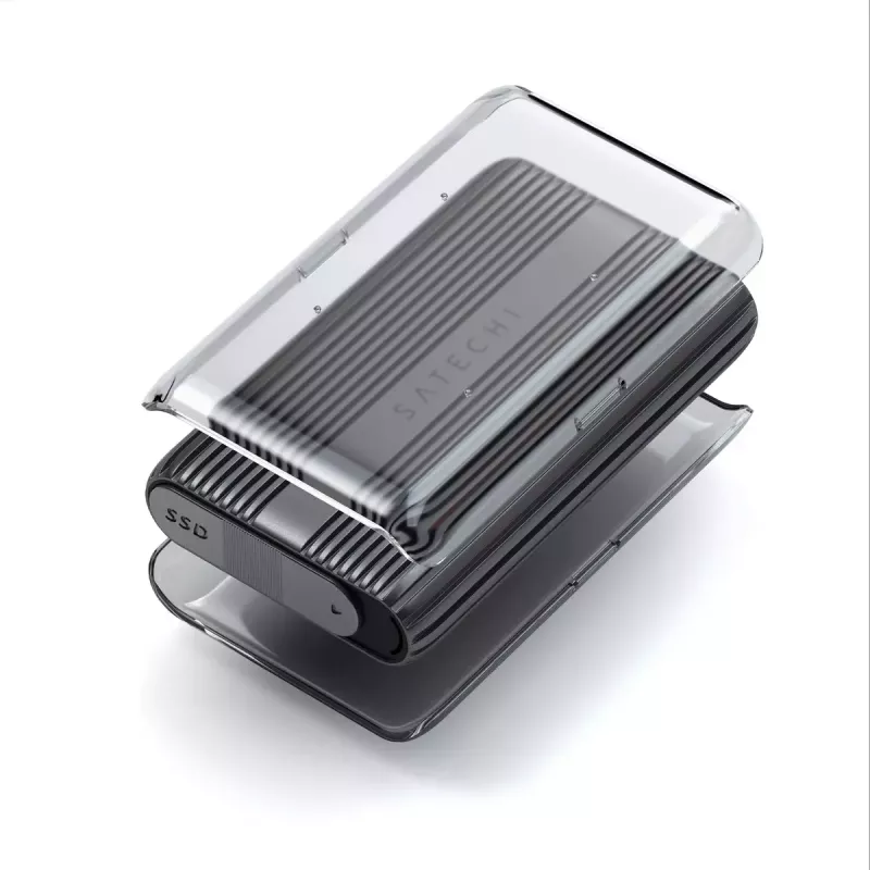 SSD korpuss Satechi USB4 NVMe SSD Pro 4 TB 40 Gbit/s Pelēks Caurspīdīgs