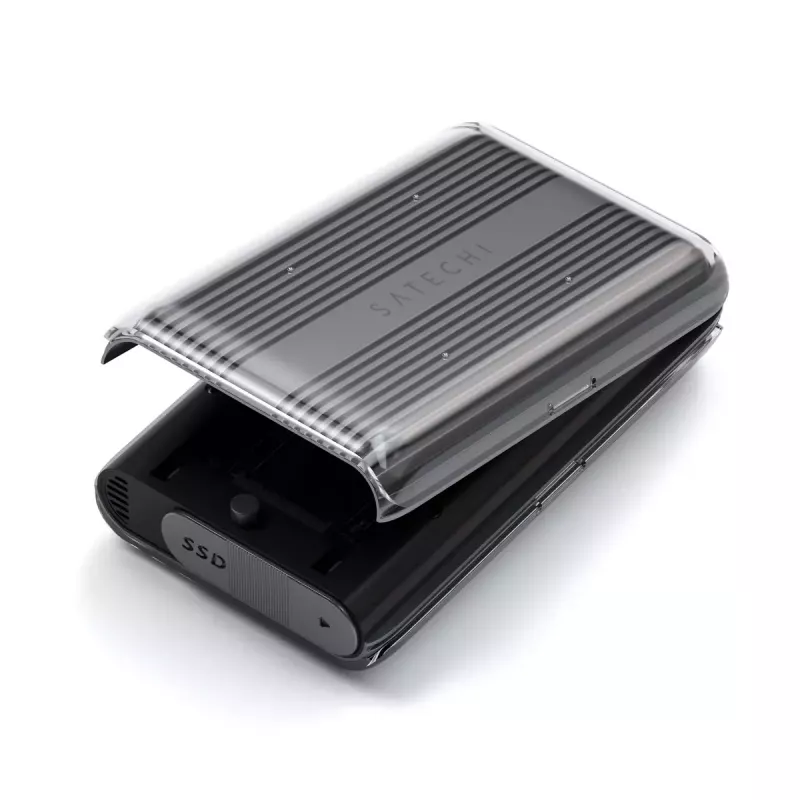 SSD korpuss Satechi USB4 NVMe SSD Pro 4 TB 40 Gbit/s Pelēks Caurspīdīgs