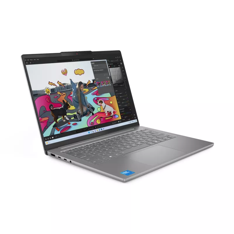 Lenovo IdeaPad Slim 5 14IRH10R Intel Core 7 240H klēpjdators 35,6 cm (14 collu) WUXGA 16 GB DDR5-SDRAM 512 GB SSD Wi-Fi 7 (802.11be) Windows 11 Home pelēks