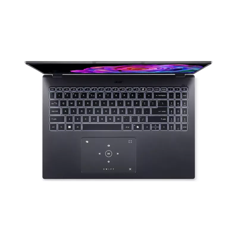 Portatīvais dators Acer Swift Go 16 SFG16-73-7943 16 collu Intel Core Ultra 7 16GB 1TB Intel Arc 140T Windows 11 Home