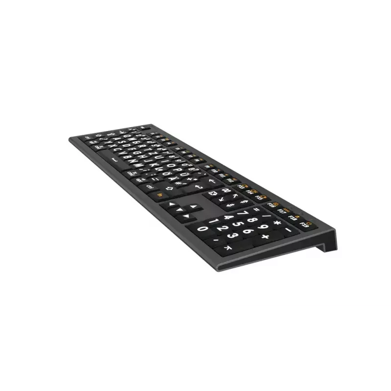 Logickeyboard LKB-LPWB-A2M-DE tastatūra Universāla USB QWERTZ vācu Melna