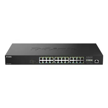 D-Link 28 portu 2,5G vairāku gigabitu PoE++ viedais pārvaldāmais komutators ar 4 x 10G SFP+ portiem