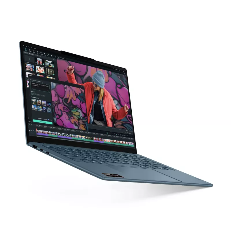 Lenovo Yoga Slim 7 14AKP10 Copilot+ PC AMD Ryzen™ AI 7 350 klēpjdators 35,6 cm (14 collu) 2,8K 16 GB LPDDR5-SDRAM 512 GB SSD Wi-Fi 7 (802.11be) Windows 11 Home tirkīza krāsā