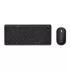 Trust Lyra tastatūra Iekļauta pele Birojs RF Wireless + Bluetooth QWERTZ Vācu Melna