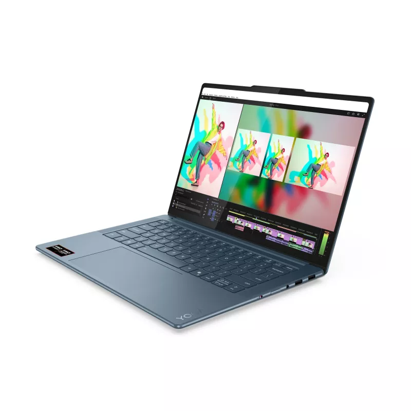 Lenovo Yoga Pro 7 14AKP10 Copilot+ PC AMD Ryzen™ AI 7 350 klēpjdators 36,8 cm (14,5 collas) 3K 32 GB LPDDR5x-SDRAM 1 TB SSD Wi-Fi 7 (802.11be) Windows 11 Pro tirkīza krāsā