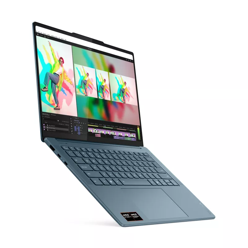 Lenovo Yoga Pro 7 14AKP10 Copilot+ PC AMD Ryzen™ AI 7 350 klēpjdators 36,8 cm (14,5 collas) 3K 32 GB LPDDR5x-SDRAM 1 TB SSD Wi-Fi 7 (802.11be) Windows 11 Pro tirkīza krāsā
