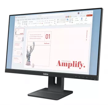 Lenovo ThinkVision E24-40 monitors, 60,5 cm (23,8 collas), 1920 x 1080 pikseļi, Full HD, LCD, 6 ms, Melns