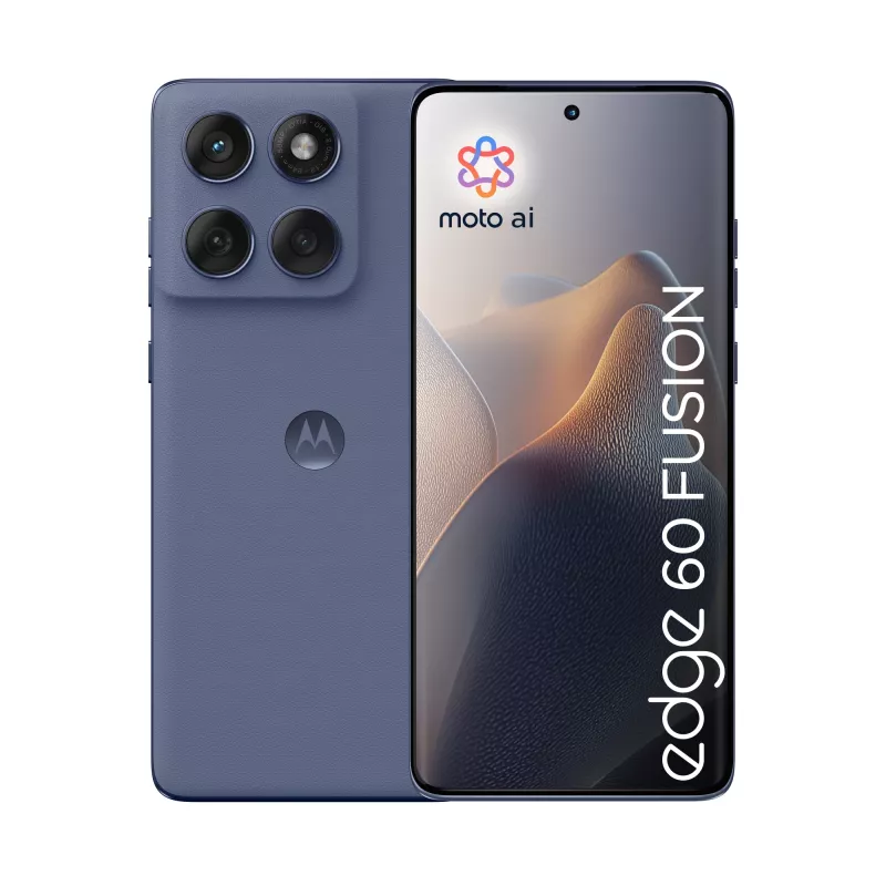 Viedtālrunis Motorola edge 60 fusion — 6,67 collu OLED, MediaTek Dimensity 7300, 8 GB RAM, 256 GB, 50+13 MP, 5200 mAh, Dual SIM, Pelēks