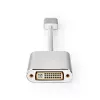 Nedis CCTB37250AL02 video adaptera kabelis 0.2 m DisplayPort DVI-D sudraba