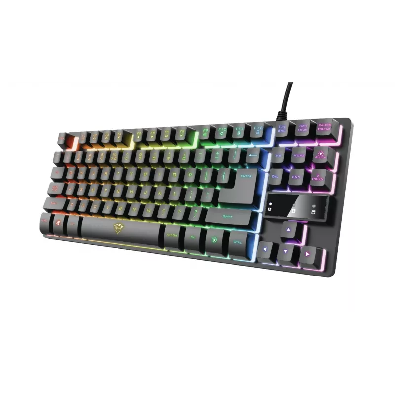 Trust GXT 794 tastatūra Pele iekļauta Spēļu USB QWERTZ vācu Melna