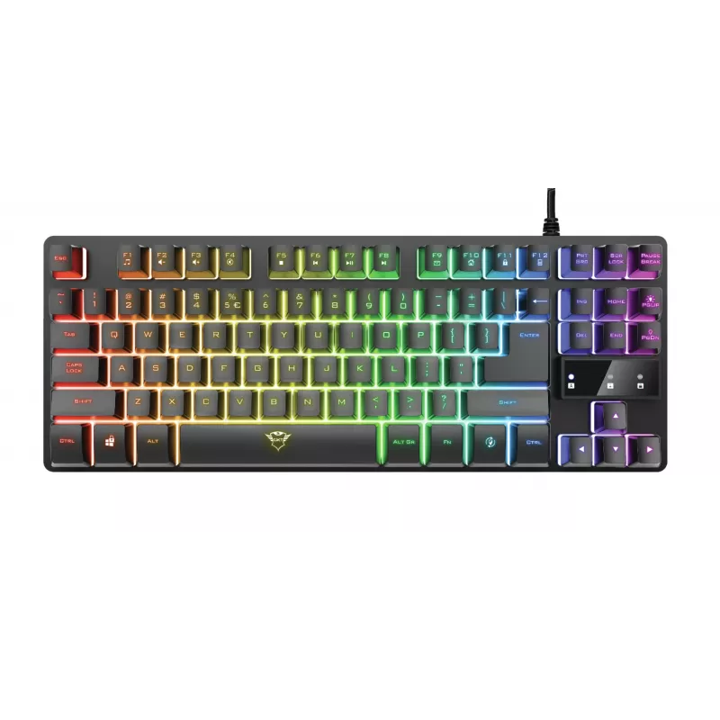 Trust GXT 794 tastatūra Pele iekļauta Spēļu USB QWERTZ vācu Melna
