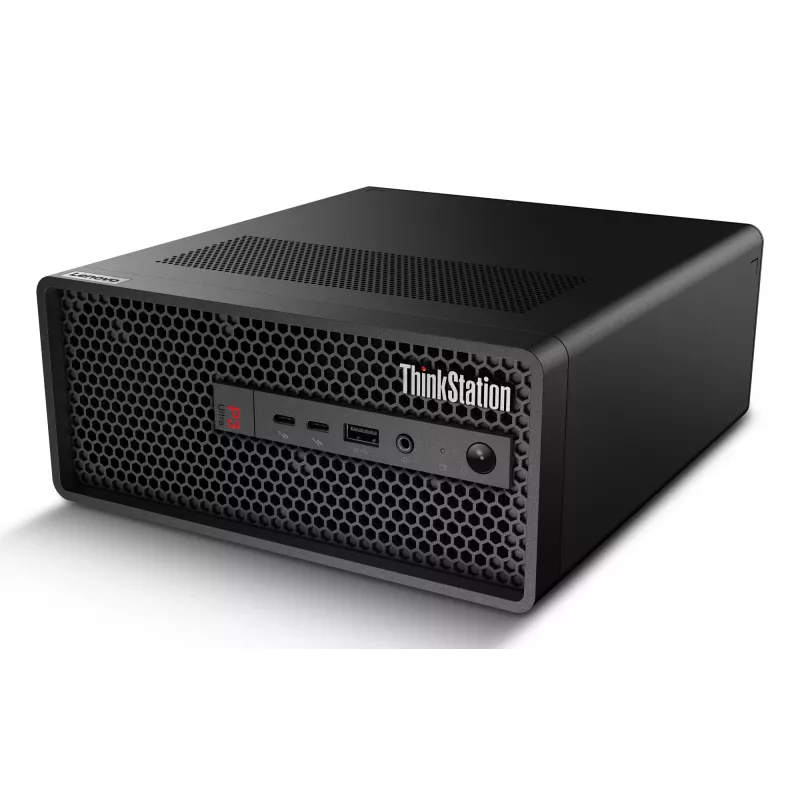 Lenovo ThinkStation P3 Ultra SFF Intel® Core™ i7 i7-14700K 32 GB DDR5-SDRAM 512 GB SSD Windows 11 Pro darbstacija, melna