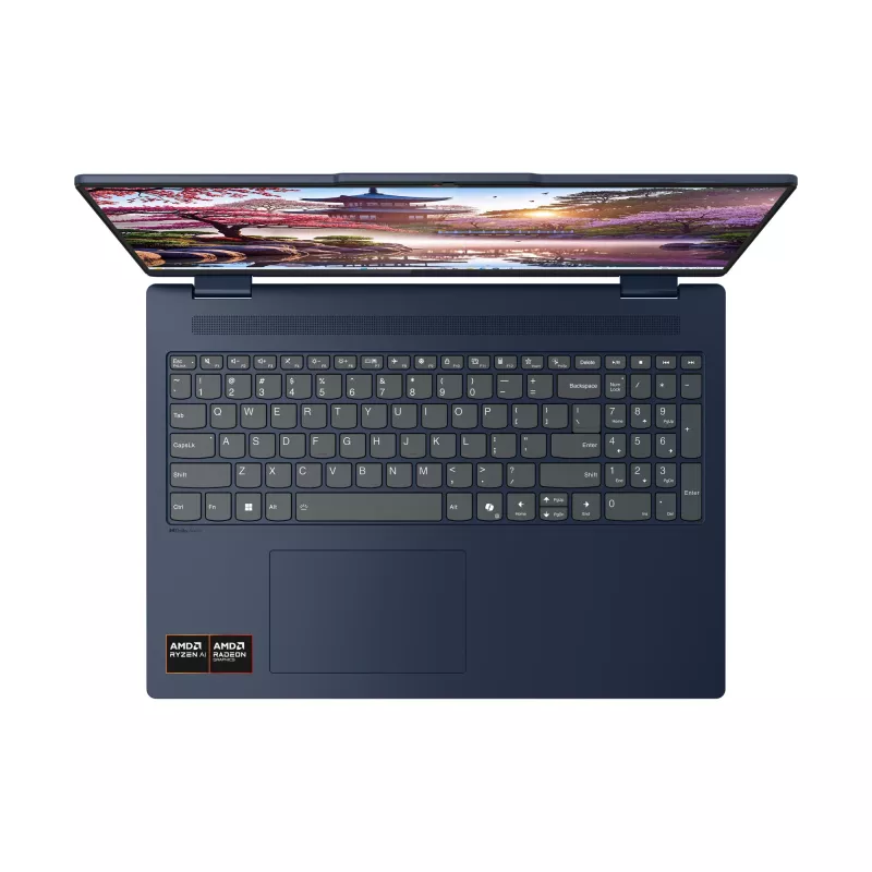 Lenovo IdeaPad 5 2-in-1 16AKP10 Copilot+ PC AMD Ryzen™ AI 5 340 Hibrīds (2-in-1) 40,6 cm (16 collu) Skārienekrāns WUXGA 16 GB LPDDR5x-SDRAM 512 GB SSD Wi-Fi 7 (802.11be) Windows 11 Home Zils
