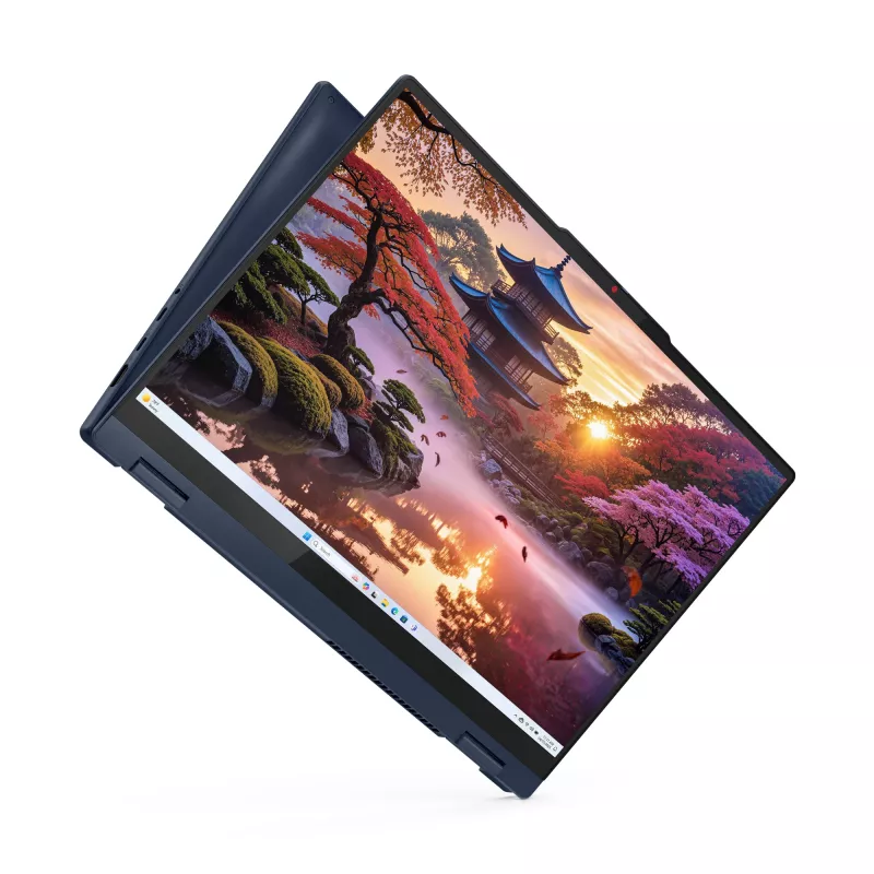 Lenovo IdeaPad 5 2-in-1 16AKP10 Copilot+ PC AMD Ryzen™ AI 5 340 Hibrīds (2-in-1) 40,6 cm (16 collu) Skārienekrāns WUXGA 16 GB LPDDR5x-SDRAM 512 GB SSD Wi-Fi 7 (802.11be) Windows 11 Home Zils